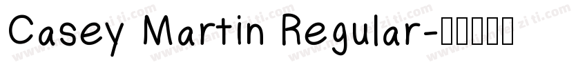 Casey Martin Regular字体转换
